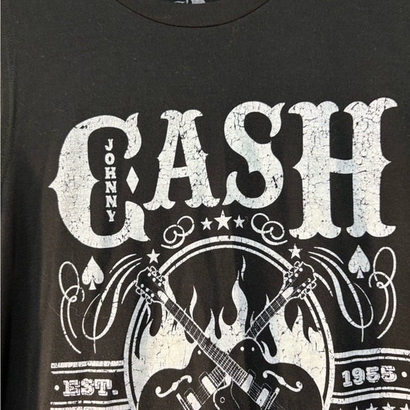 Zion Rootswear Black Johnny Cash Graphic Tee - Picture 3 of 7